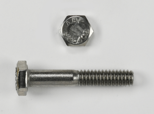 14X2HBSS 1/4-20 X 2 HEX CAP SCREW 304 STAINLESS STEEL (3/4" OF THREAD)